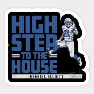Ezekiel Elliott High Step To The House Sticker